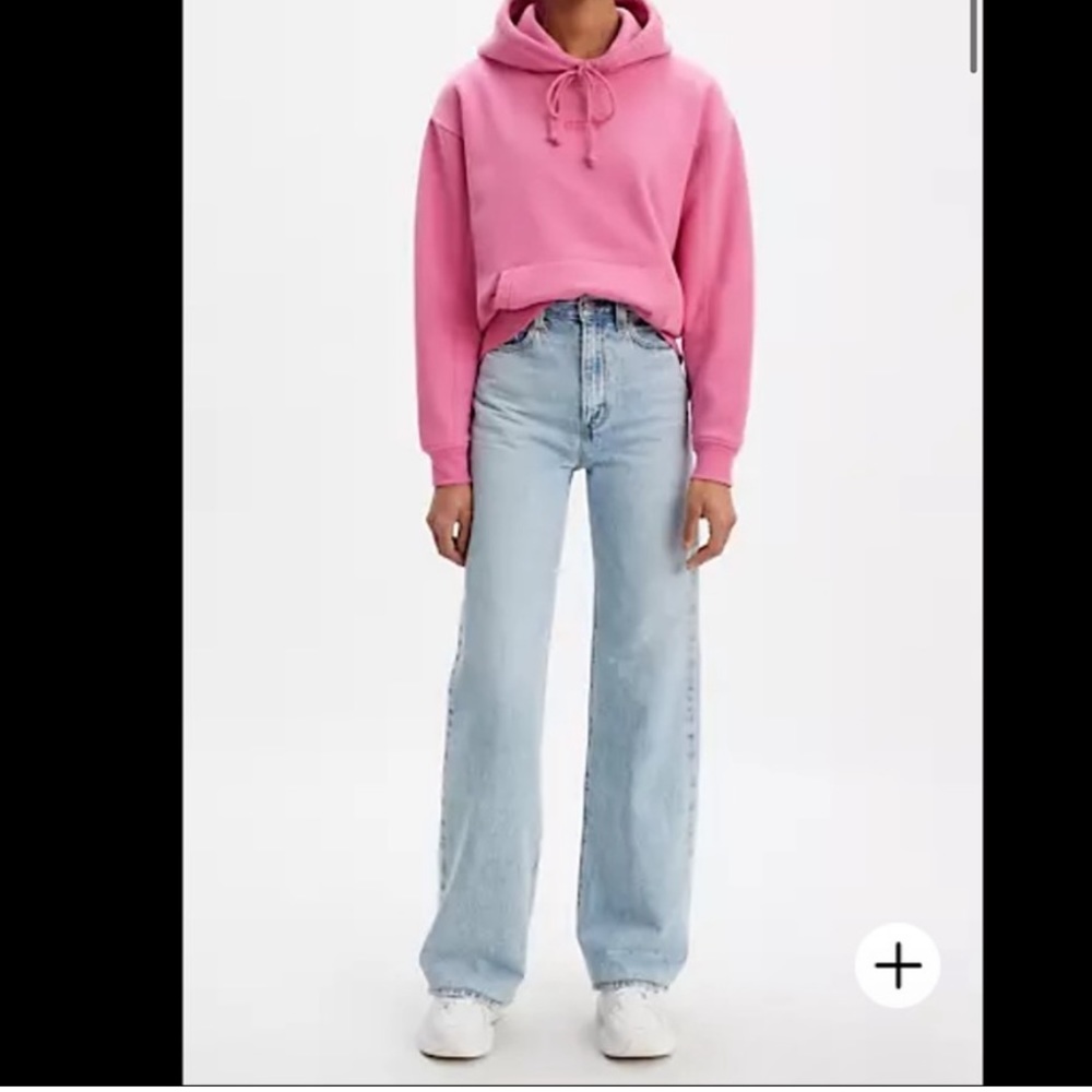 Levis Ribcage Wide Leg Womens Jeans!